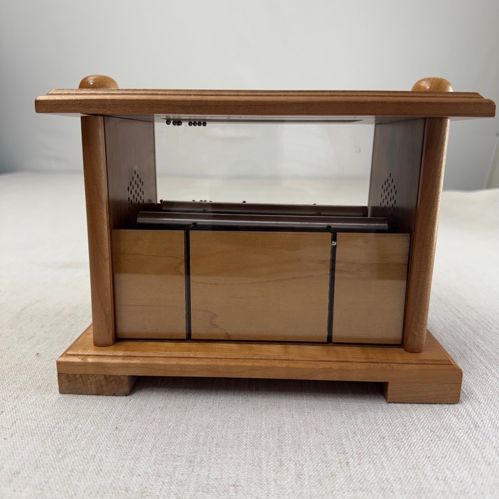 Vintage Falling Rain Nature Chimes Handmade Taiwan Meditation Zen Sound Box